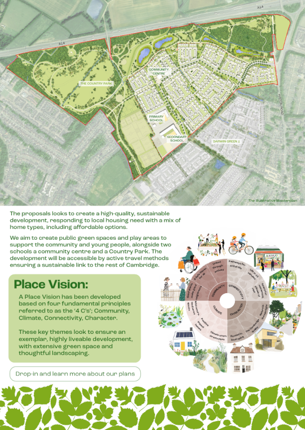Barratt’s leaflet page 2, featuring a map of the area, and the text quoted in
this post