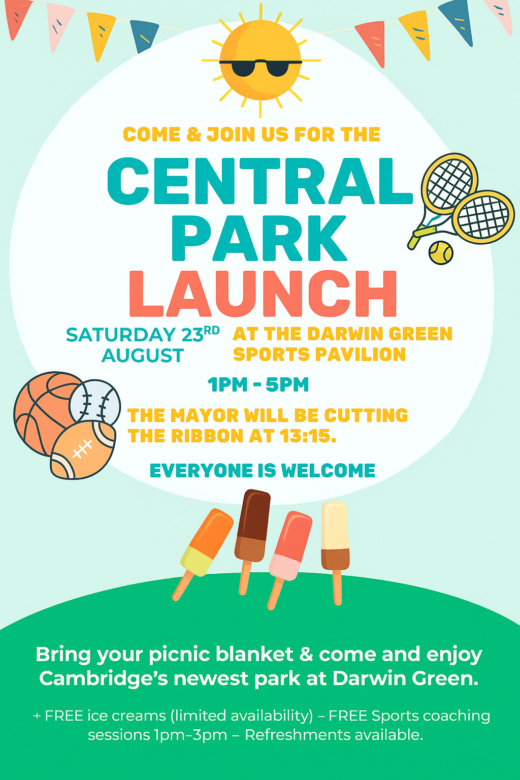 The poster for the launch event