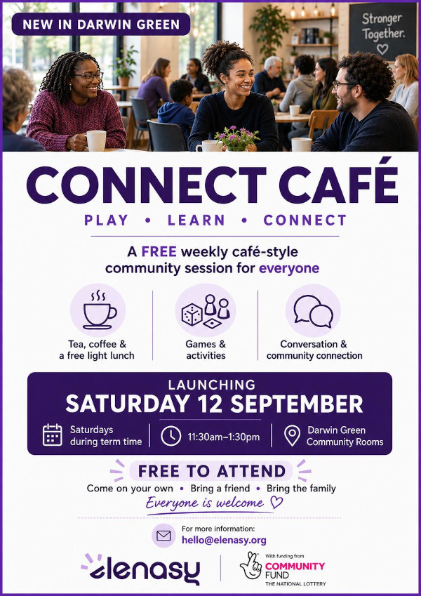 The poster for Connect Café